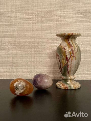 Ваза оникс / каменные яйца