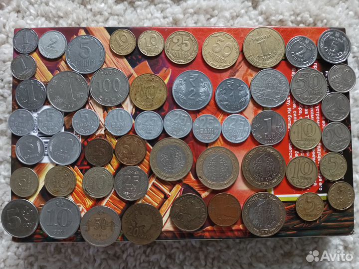 Набор иностранных монет