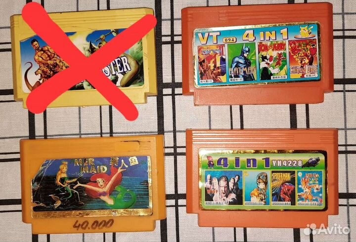 Картриджи для dendy