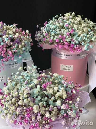 Композиция с гипсофилой