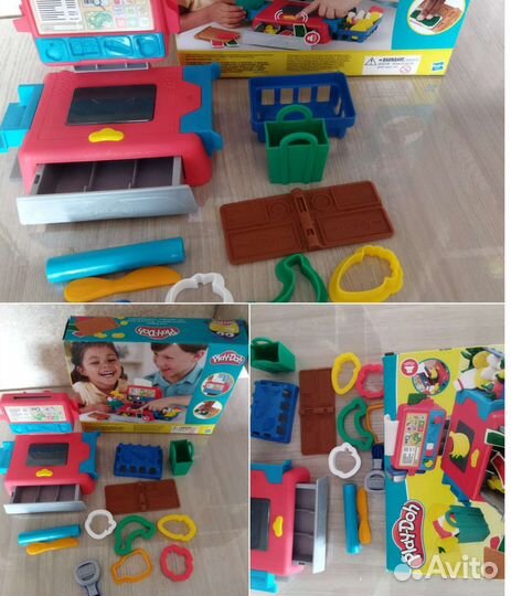 Набор Play-doh:кухня;касса;карусель сладостей