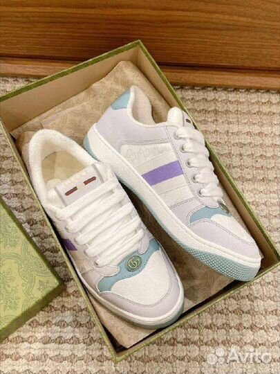 Женские кроссовки Gucci Screener GG