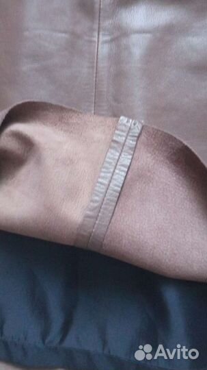 Платье кожаное натуральное