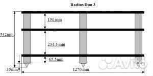 Стойка Solid-Tech Radius Duo 3