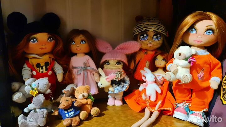 Куклы :текстильная, тильда, брелок, ручной работы