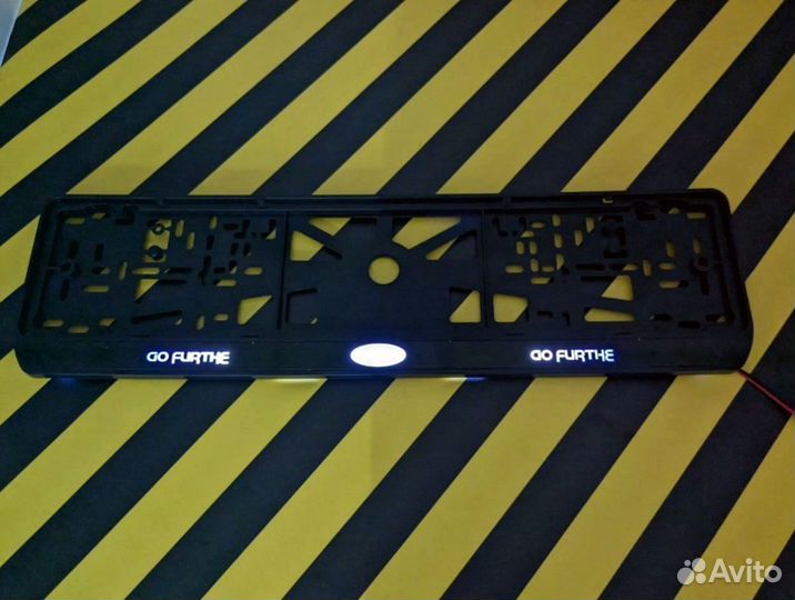 Рамка номерного знака led подсветка