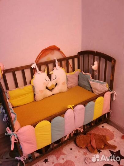 Бортики в детскую кроватку