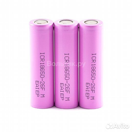 Eaiep 18650 ICR18650-26F 2600 mAh / 5.2A