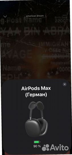 Airpods Max black с гироскопом