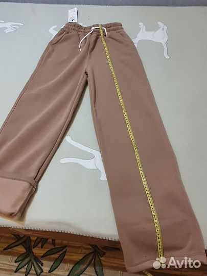 Трикотажные брюки с начесом р. 46-48