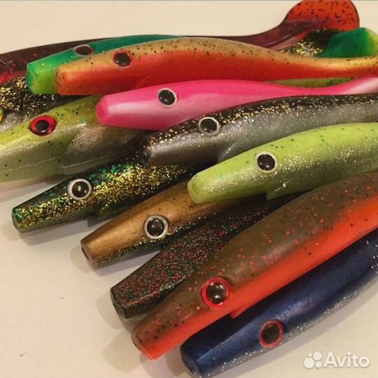 Резина Strike Pro Pig Shad Jr 20см 50гр HotBaitfis