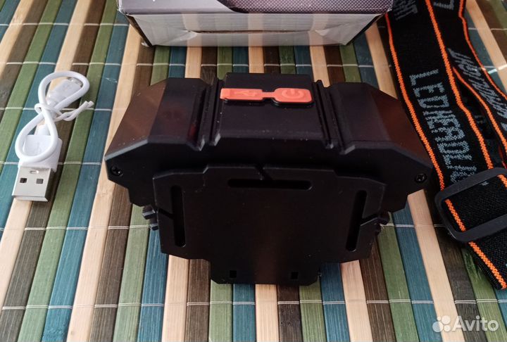 Налобный фонарь аккумуляторный