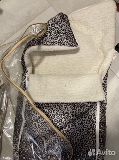 Зимний конверт в коляску