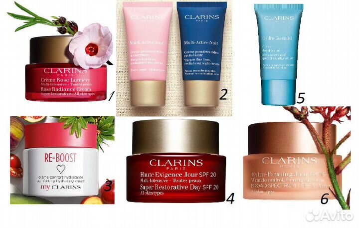 Clarins косметика Шикарные наборы