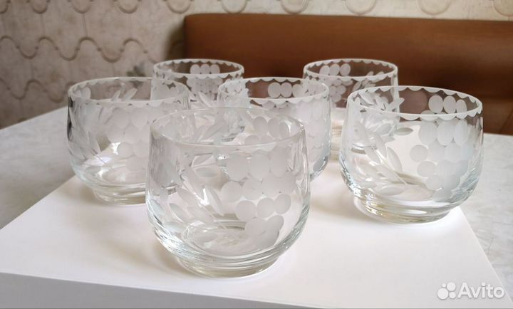Гусь хрустальный бокалы СССР