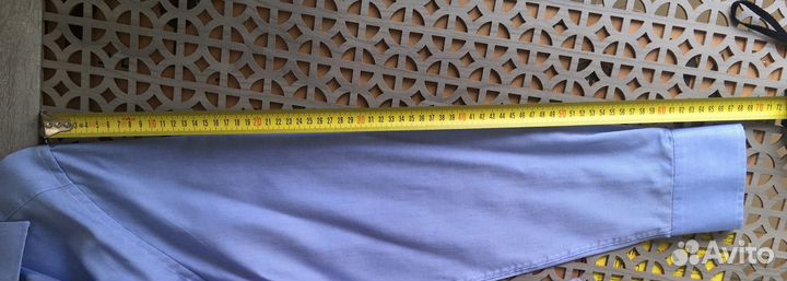 Рубашка бу Vannucci Exclusive slim fit non iron L
