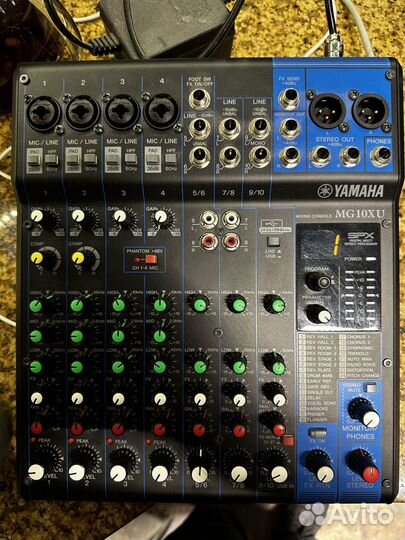 Микшерный пульт yamaha mg10xu