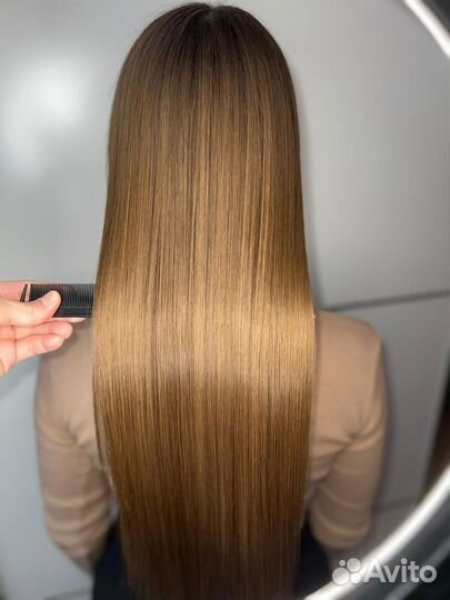 Модель кератиновое выпрямление волос, ботокс