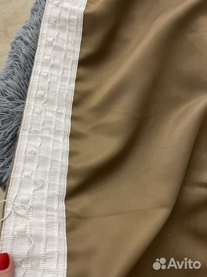 Шторы гардины блэкаут капучино