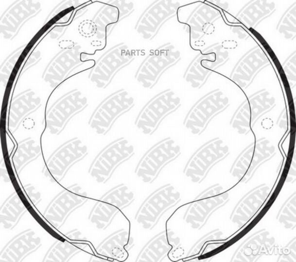 Nibk FN1264 Колодки тормозные