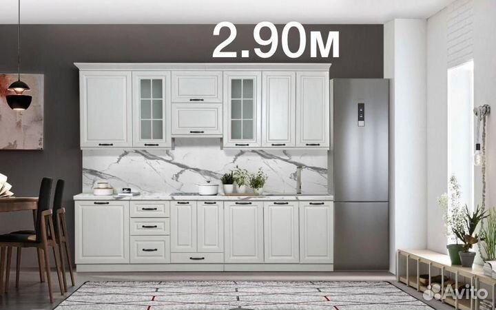 Цена за весь белый белый кухонный гарнитур