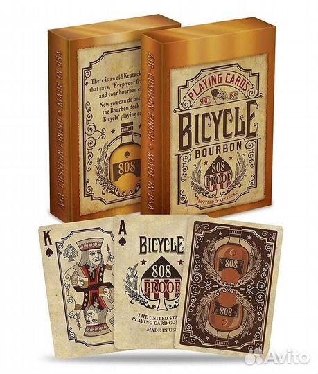 Карты Bicycle Bourbon / usa made / в ретро стиле