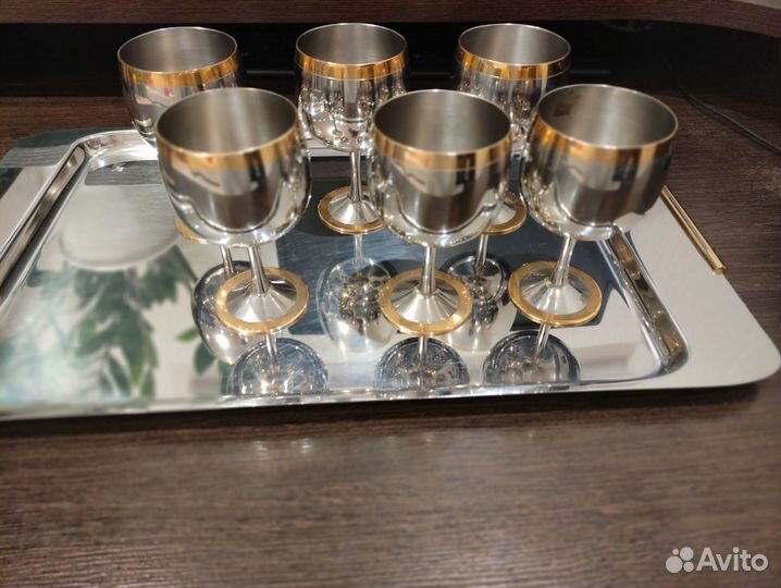 Zepter набор бокалы для вина с подносом