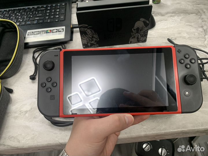 Nintendo switch rev 2 прошитая на чипе 256 gb