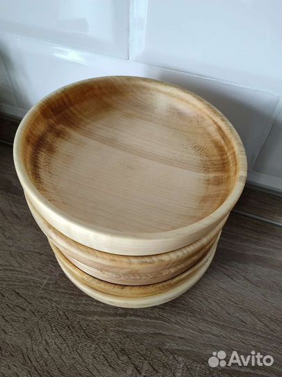 Тарелки из дерева