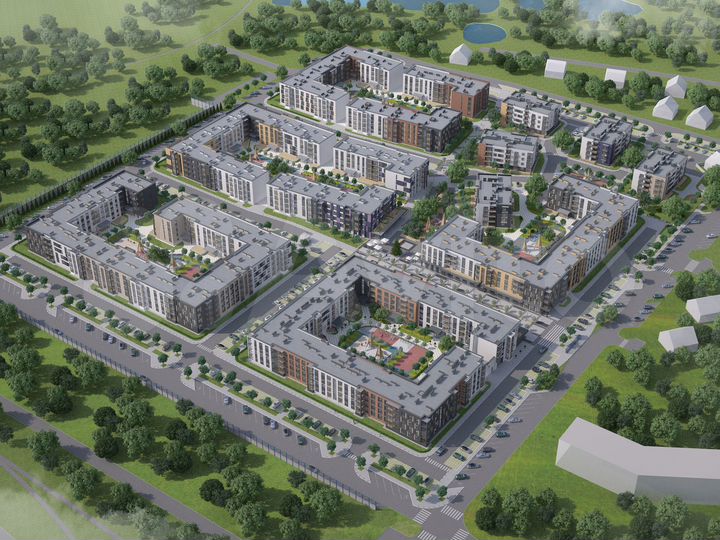 2-к. квартира, 67,9 м², 3/4 эт.