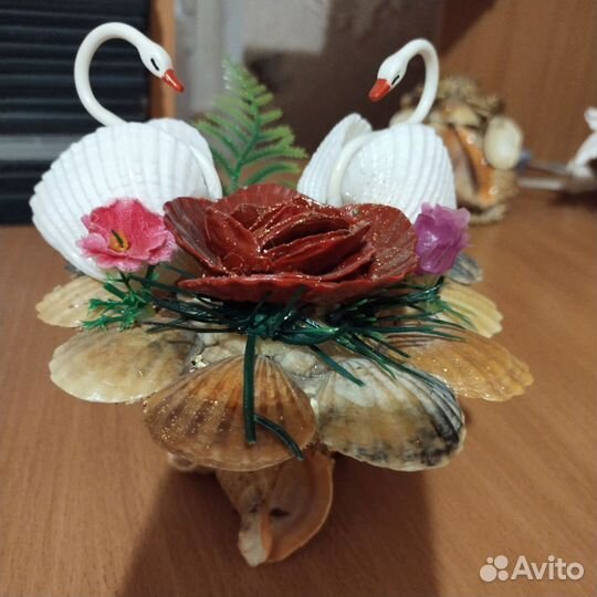 Поделка из ракушек