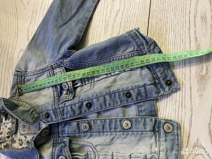 Джинсовка для девочки 92-98