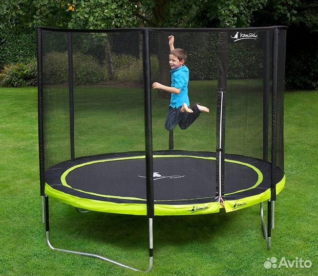 Уличный батут с сеткой