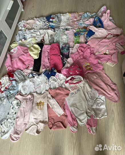 Вещи пакетом с рождения и до года