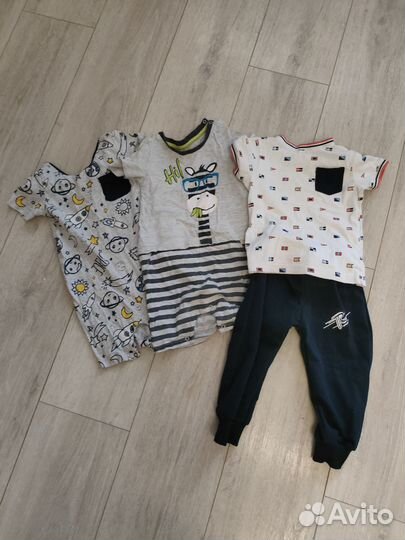 Песочники для мальчика 86, пакет вещей