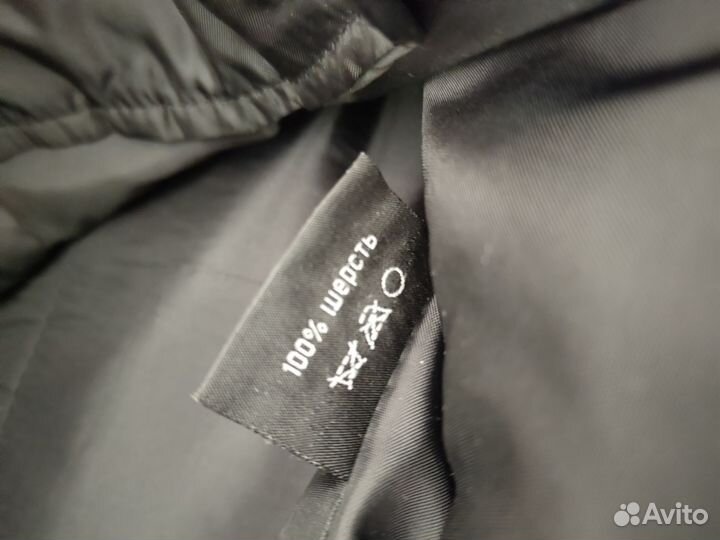 Пальто мужское зимнее, демисезонное шерстяное