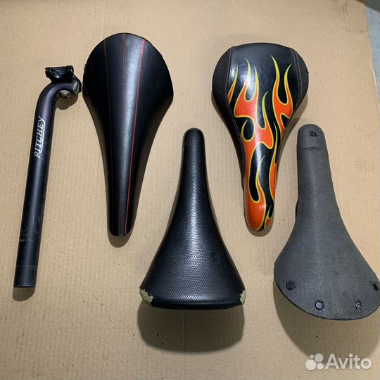 Седла и подседелы(штырь) титан карбон fizik brooks