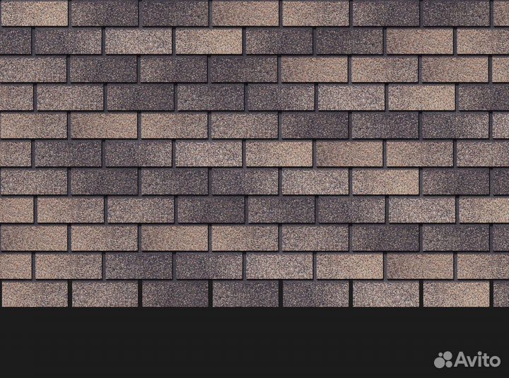 Гибкая черепица на стены Дёке Brick