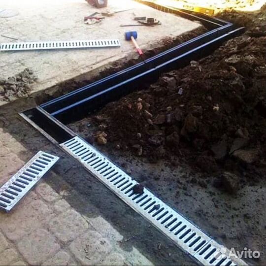 Водосточные лотки / пластик / жби