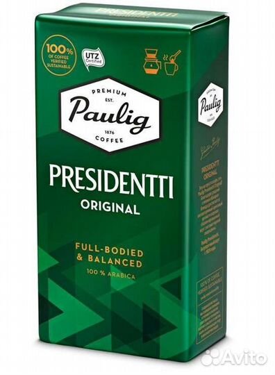 Кофе Pauling Presidentti Original 100250гр