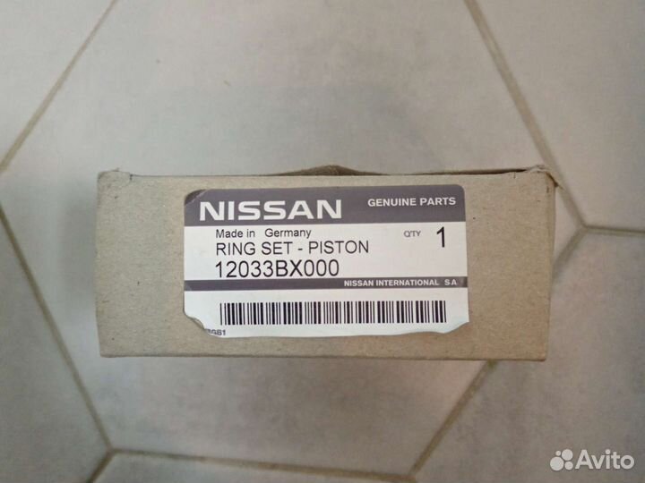 Кольца поршневые Nissan 12033BX000