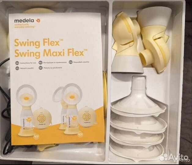 Молокоотсос medela swing maxi flex