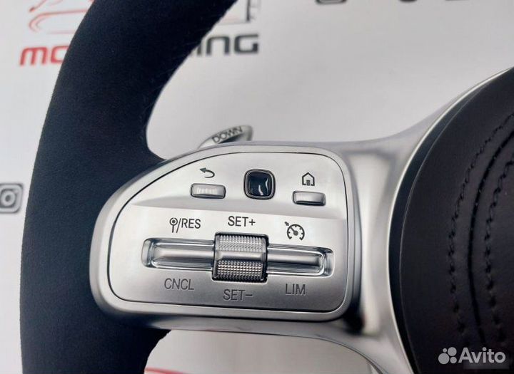 Руль S63 AMG Карбон + алькантара на S-Coupe C217