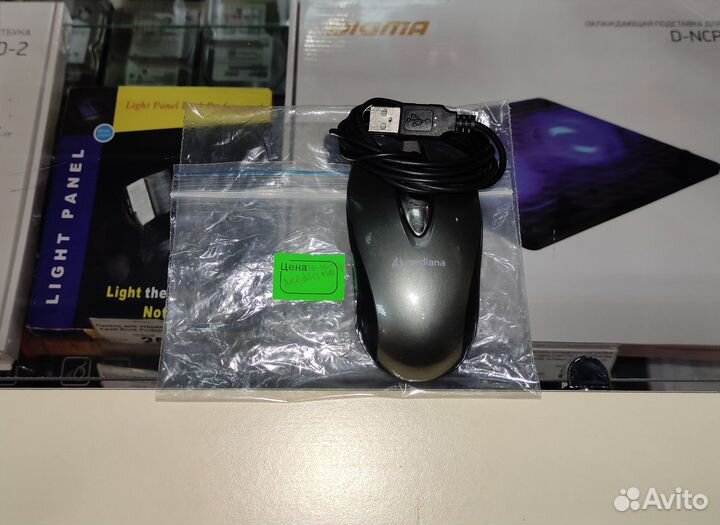 Мышка USB проводная Mediana M-M-001 Arctic Grey