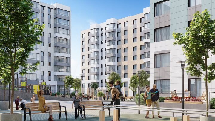 2-к. квартира, 77,8 м², 1/9 эт.