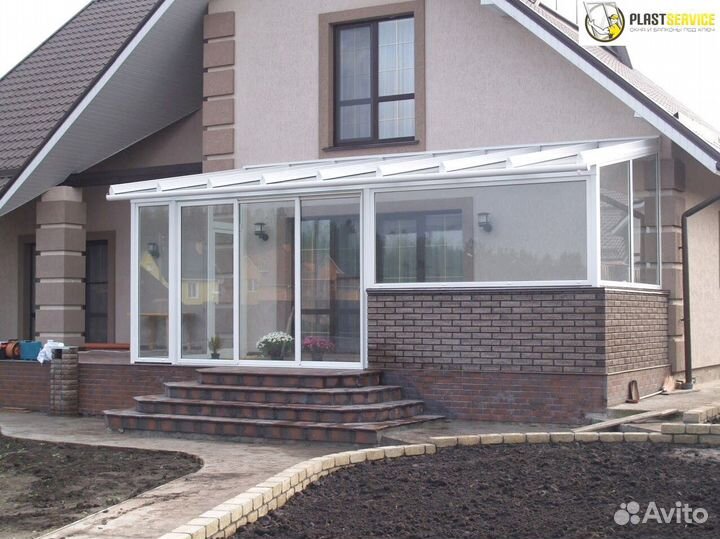 Пластиковые окна Rehau, остекление террас, беседок