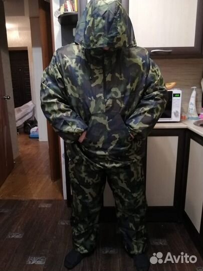 Костюм ветрозащитный для рыбалки зимней