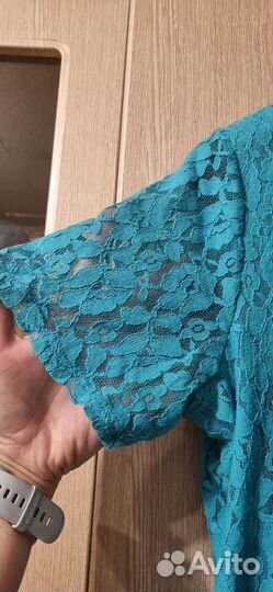Блузка кружевная на подкладке 48 50