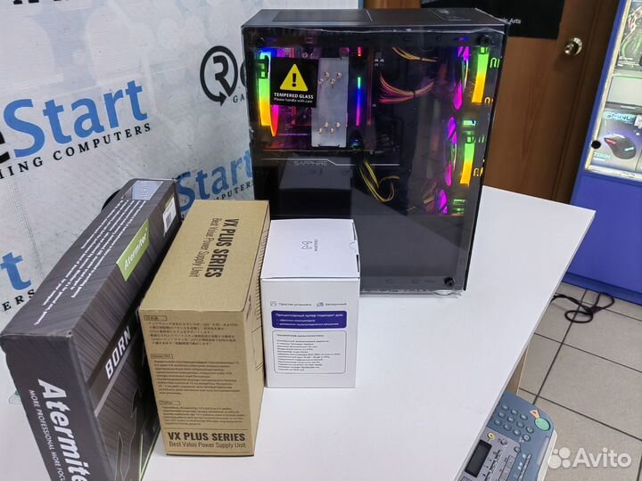 Игровой пк(8 ядер, SSD480,16DDR4,RX570 8gb)