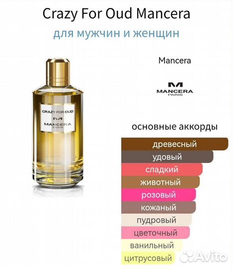 Crazy For Oud Mancera